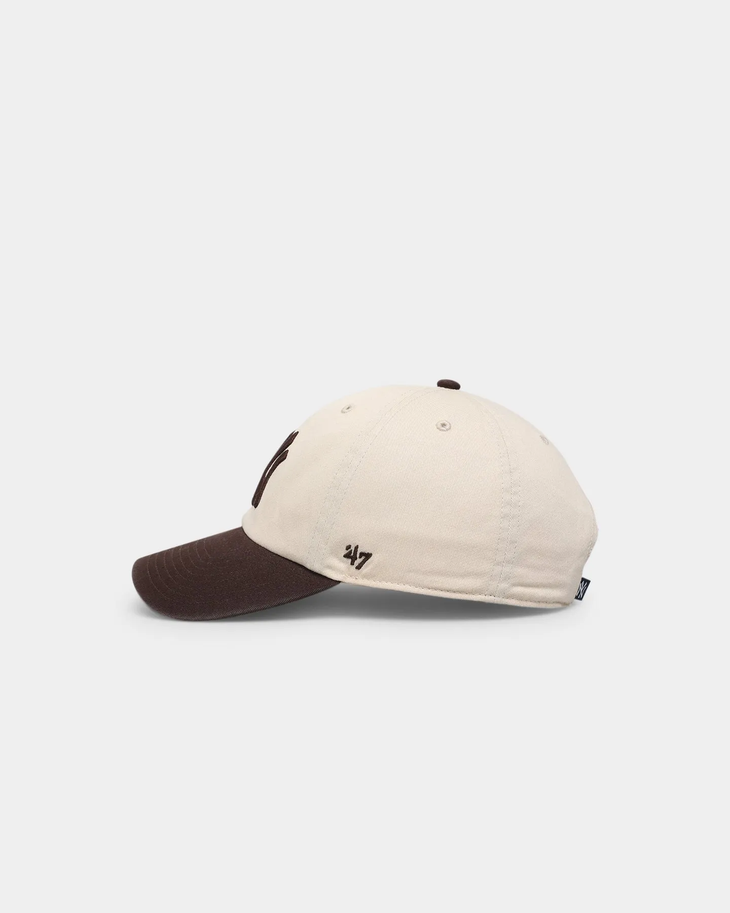 47 Brand New York Yankees 'Cookies & Cream' Clean Up Strapback Natural/Brown