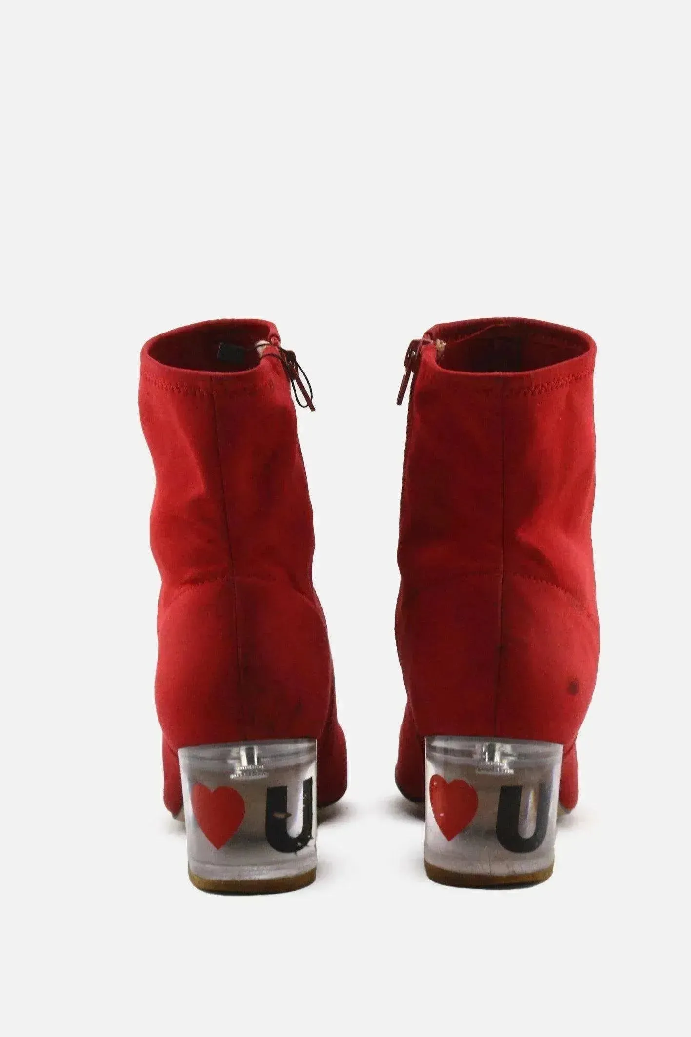 Aldo Zipper Block Ankle Boots | Textile