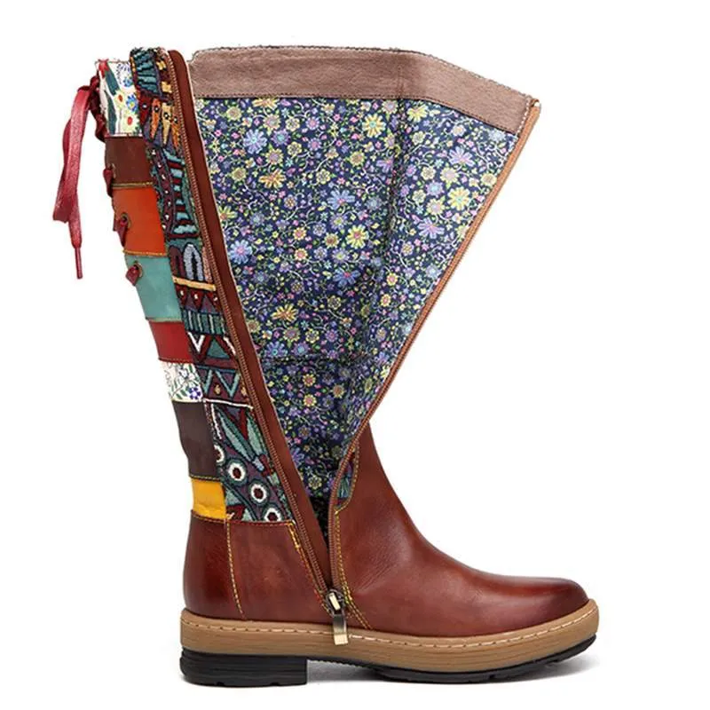 Arlo Boho Hippie Knee High Boots