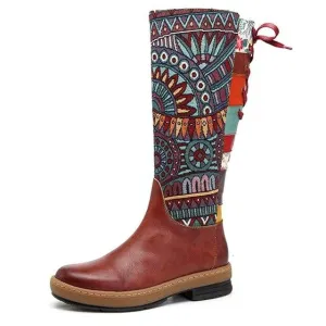 Arlo Boho Hippie Knee High Boots