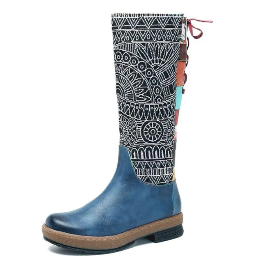 Arlo Boho Hippie Knee High Boots
