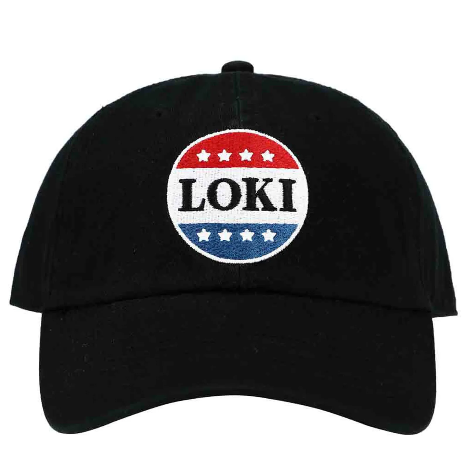 Bioworld Marvel Loki Red White And Blue Buckle Hat