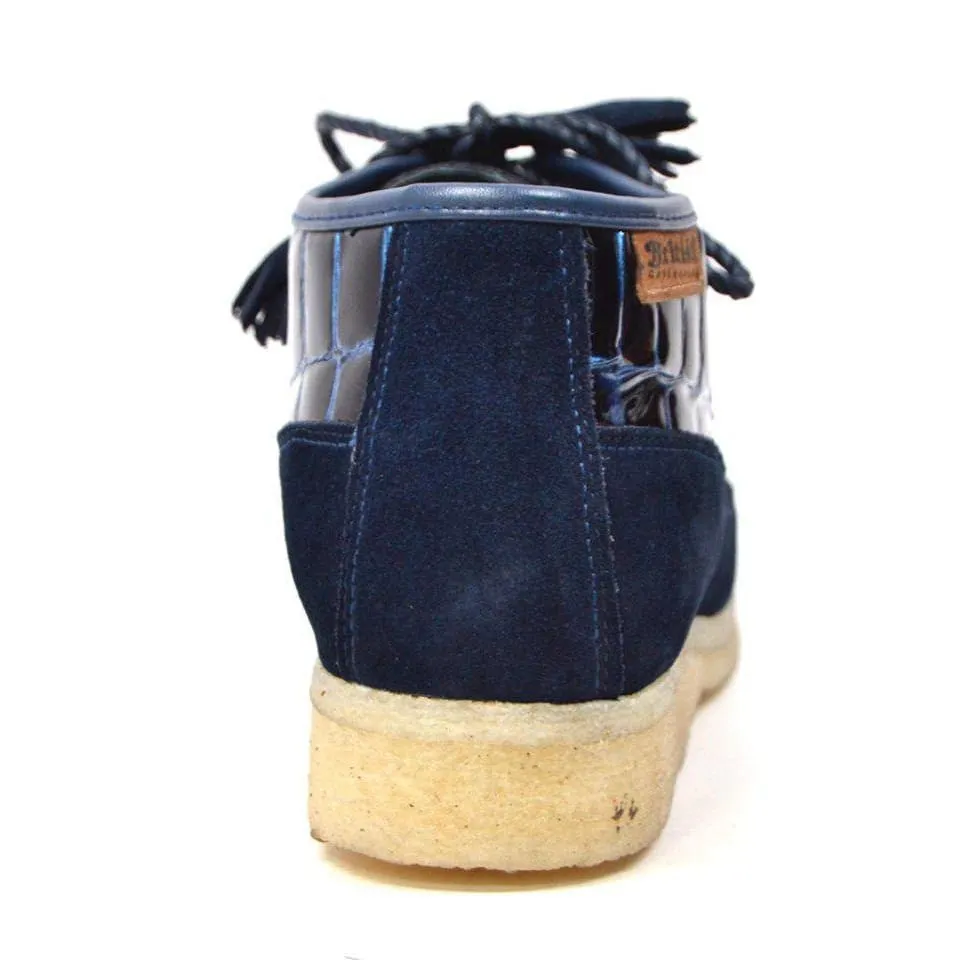 British Walkers Knicks Croc Men's Crocodile Leather and Suede