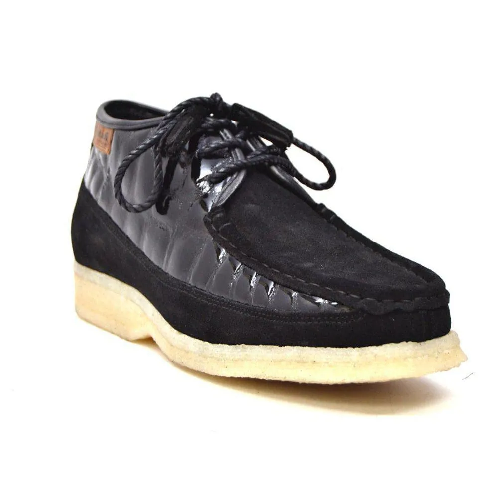 British Walkers Knicks Croc Men's Crocodile Leather and Suede