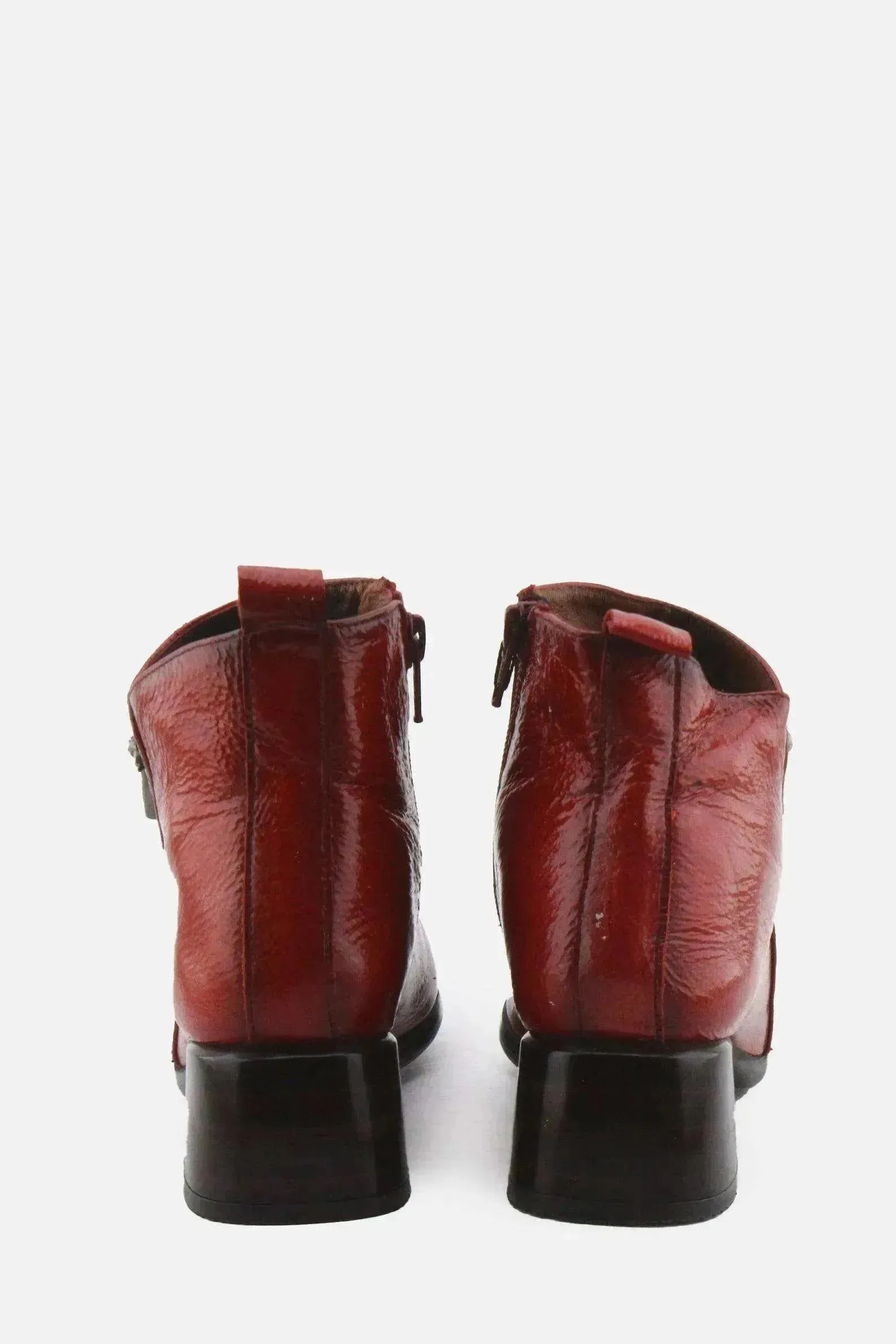 Hispanitas Zipper Block Ankle Boots | 100% Synthetic Leather