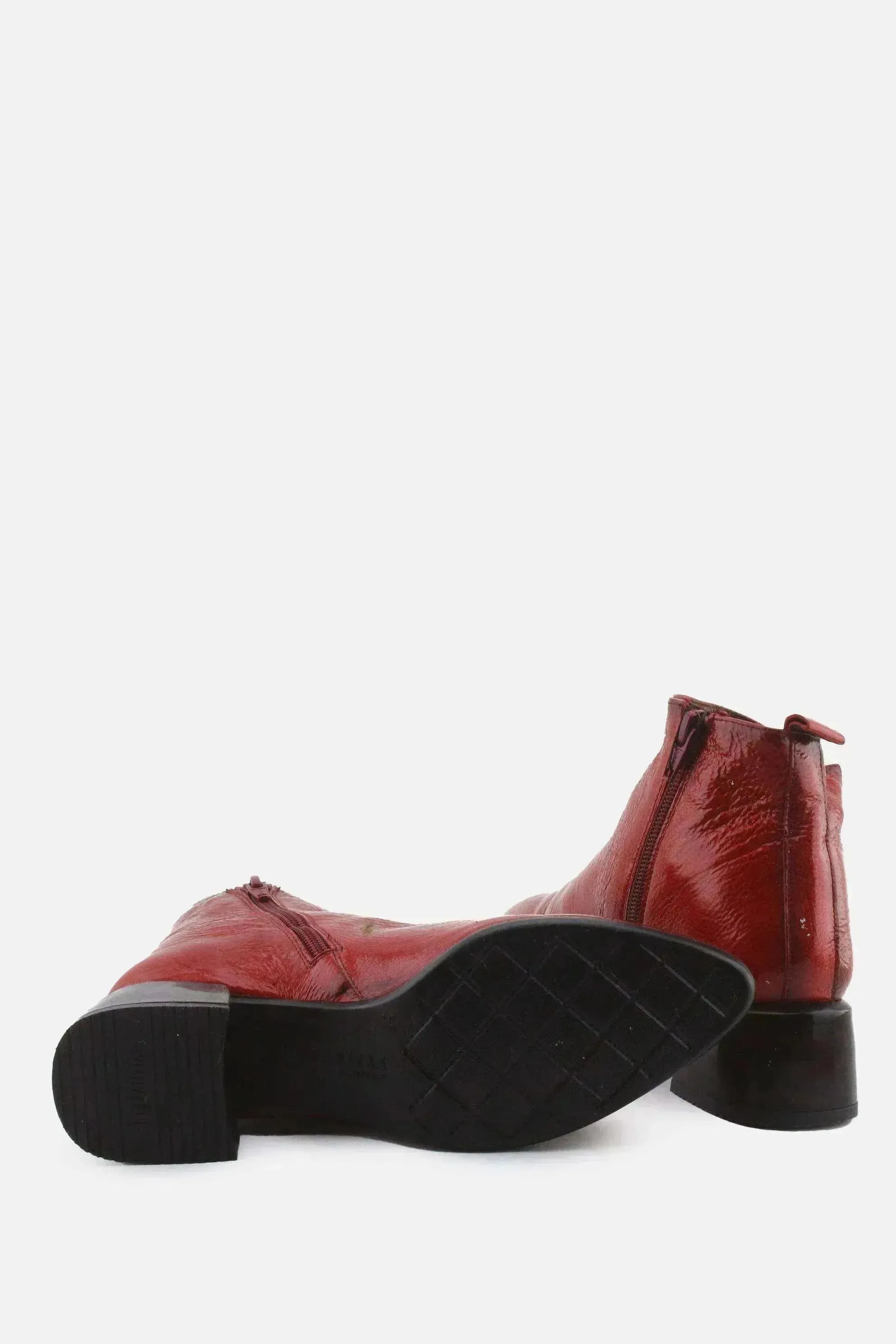 Hispanitas Zipper Block Ankle Boots | 100% Synthetic Leather
