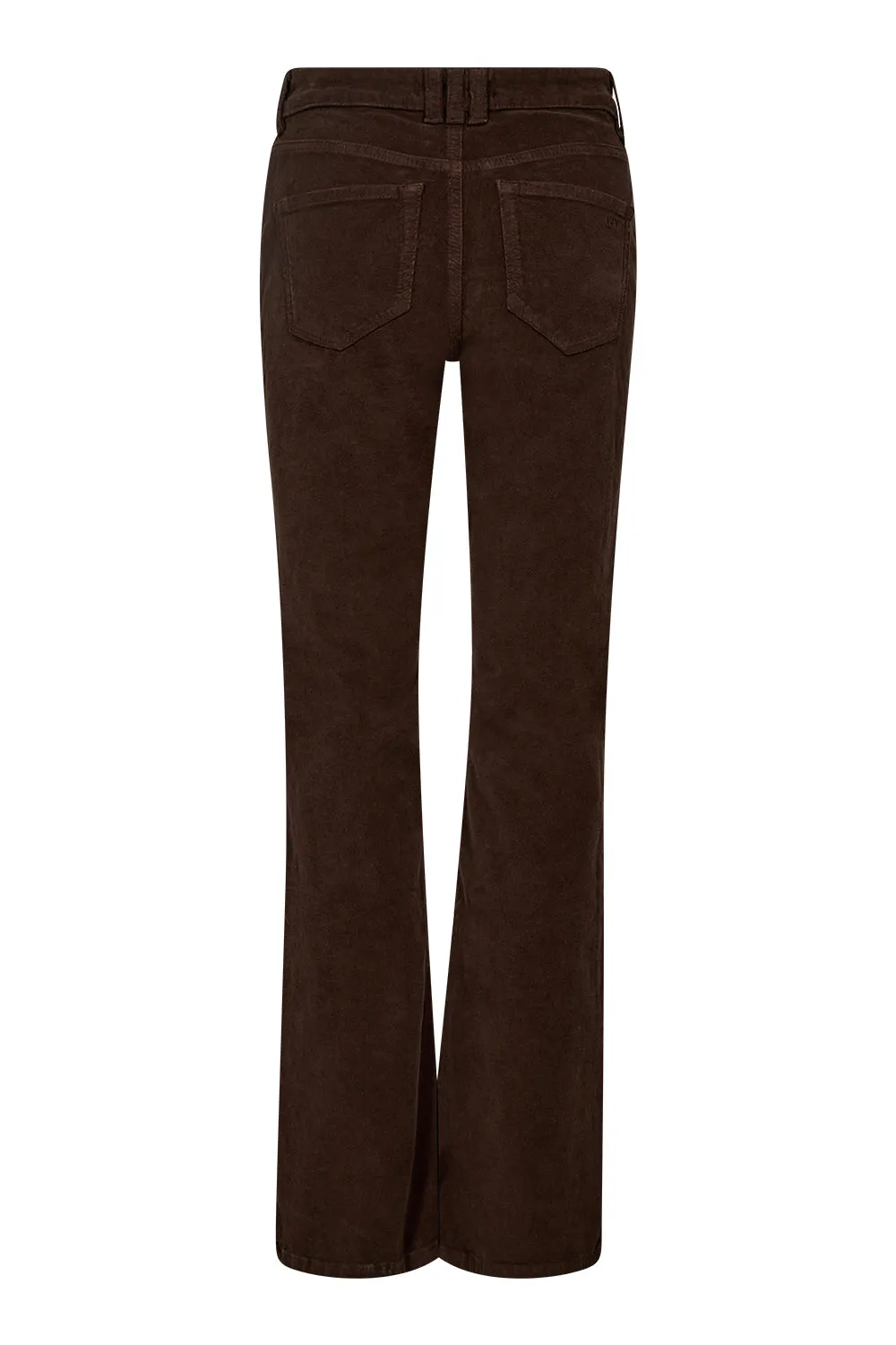 IVY-Tara Flare Jeans Baby Cord - Expresso Brown