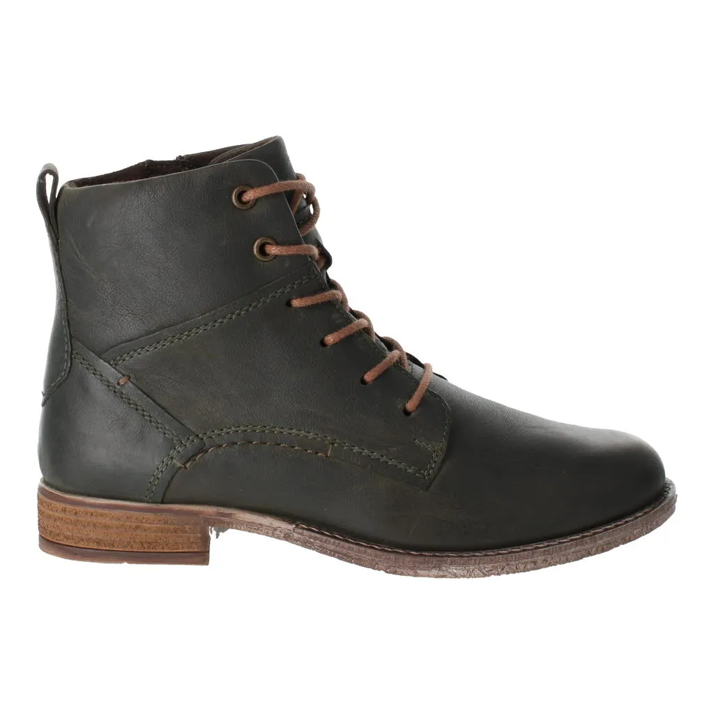 Josef Seibel 99695 Sienna 95 Ladies Bosco Leather Arch Support Side Zip Ankle Boots