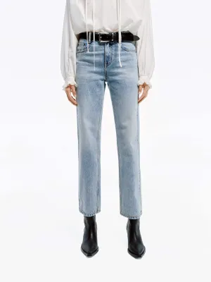 Light Blue Ankle Jeans