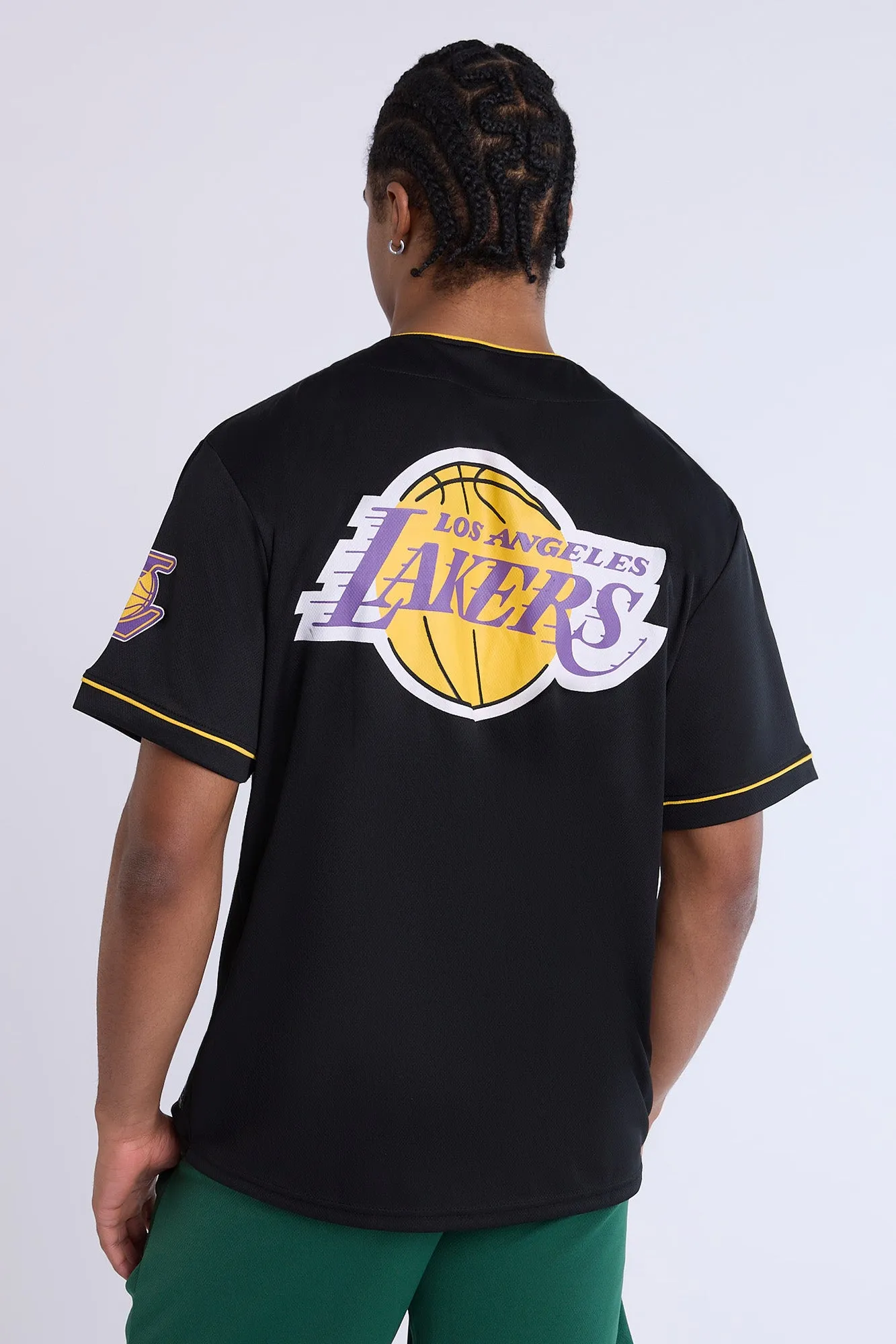 Maillot noir en maille LA Lakers homme