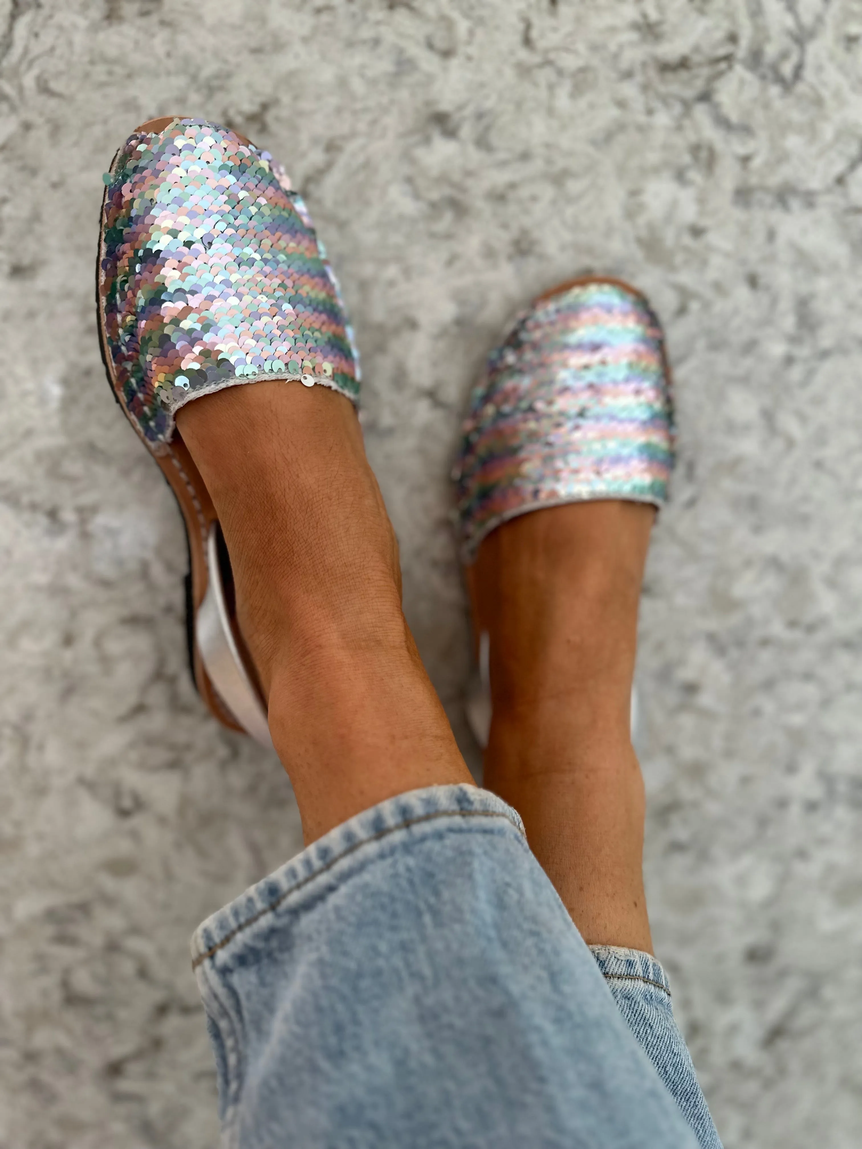 Mermaid Sequin Avarcas