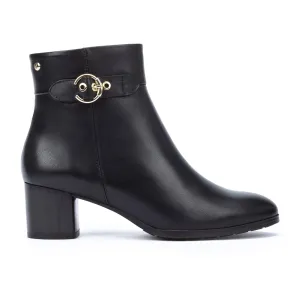 Pikolinos Calafat W1z-8588 Women's High-heel Ankle Boot in Black