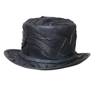 Premium Chopper Leather Top Hat