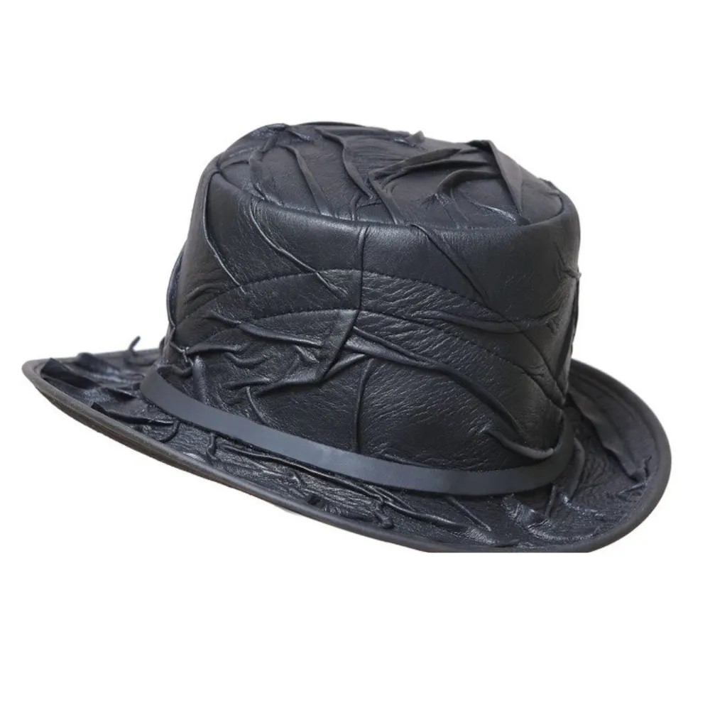 Premium Chopper Leather Top Hat