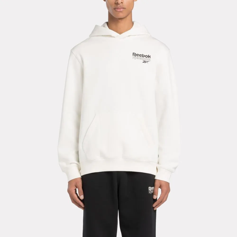 Reebok Apparel Men Reebok Identity Brand Proud Hoodie CHALK