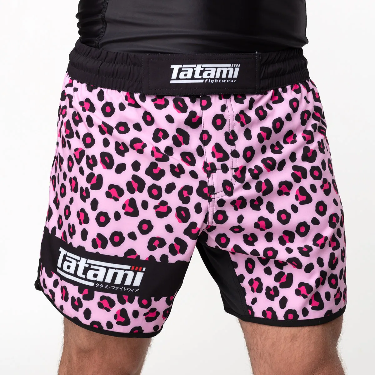 Tatami "Recharge" Fight Shorts - Leopard Pink