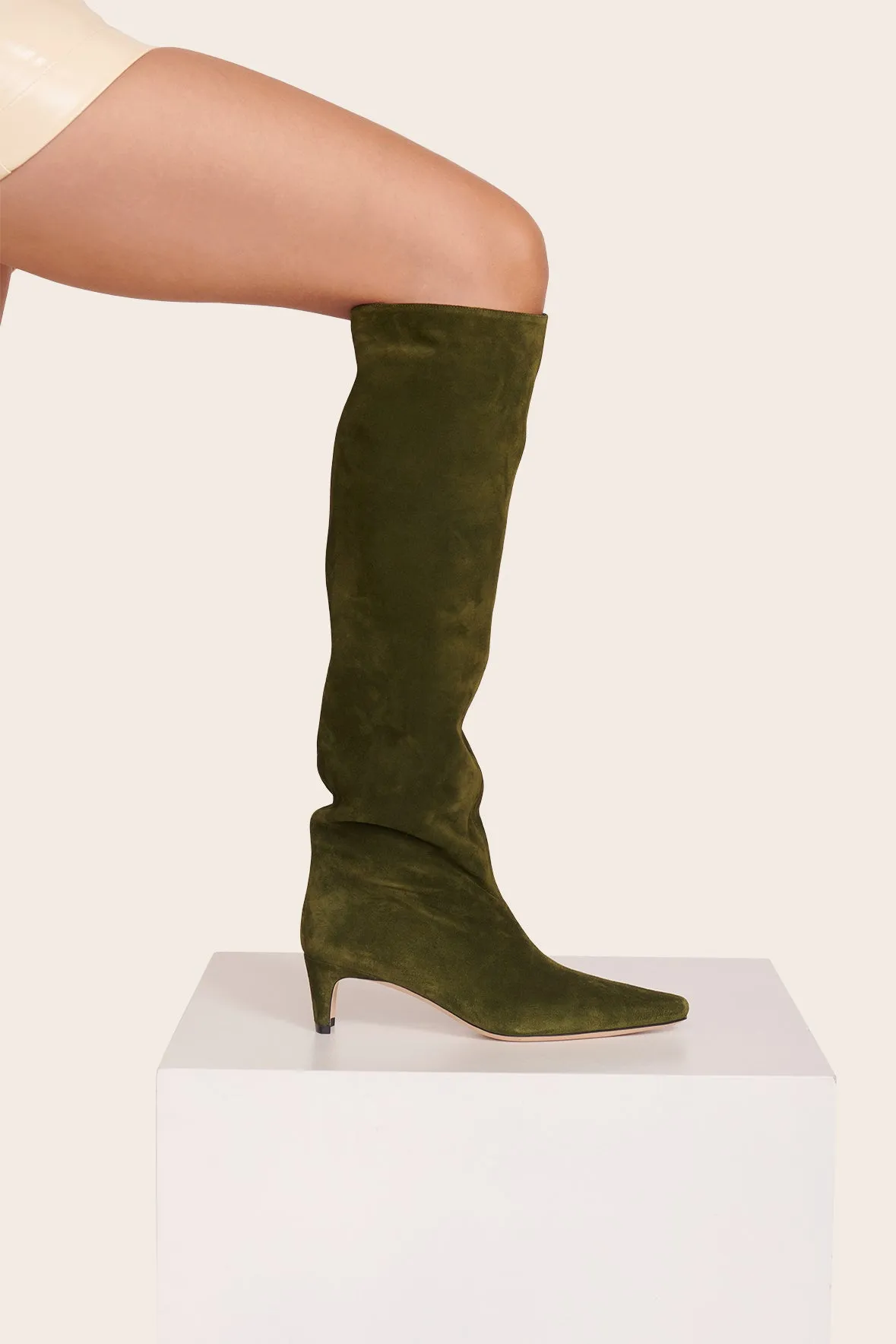 WALLY BOOT | OLIVE SUEDE