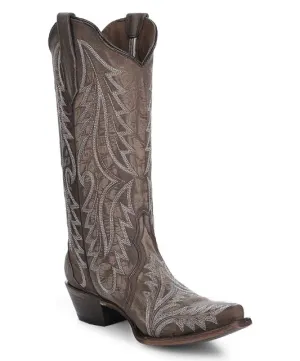 Women's Circle G Sand Embroidered Snip Boot